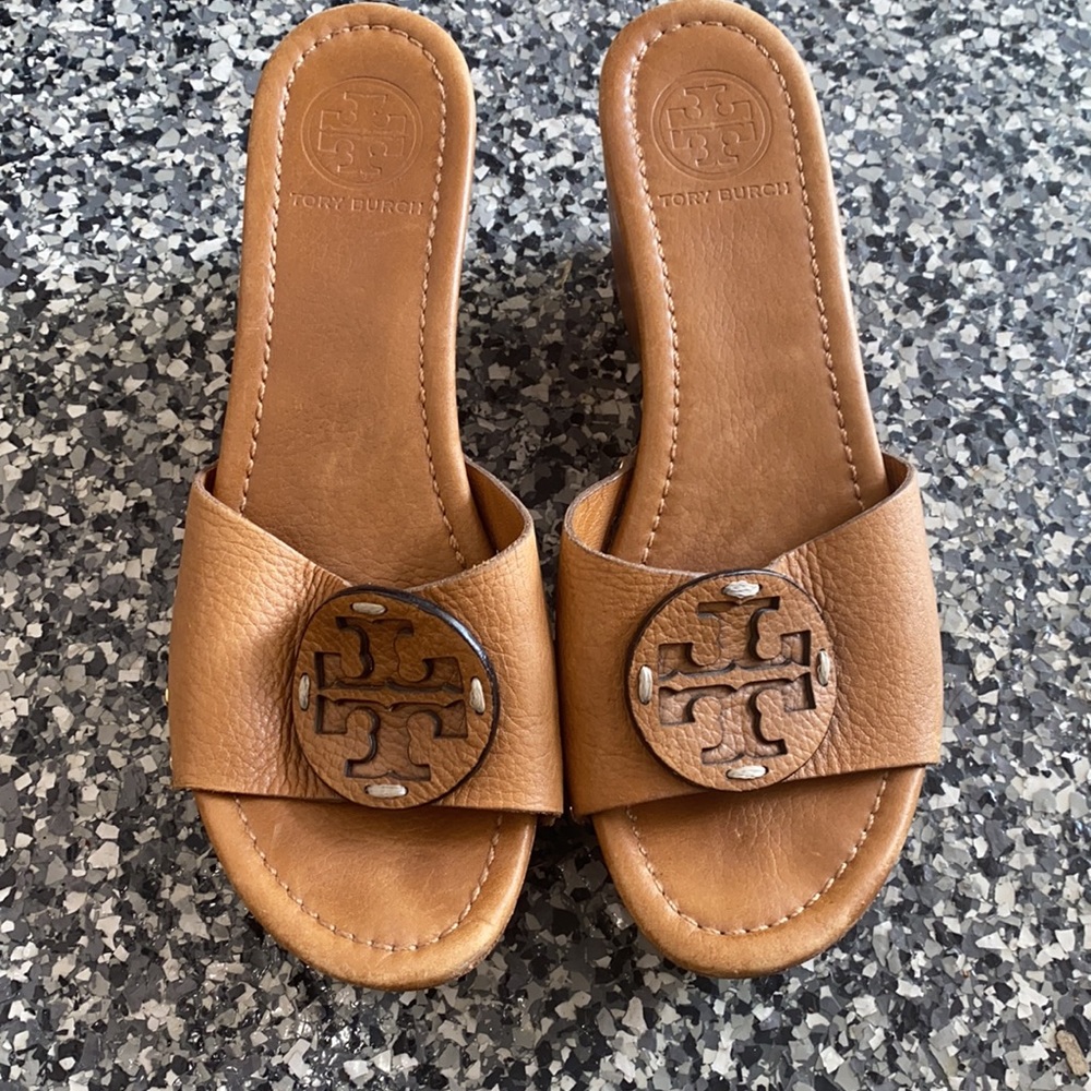 Tory Burch wedges wood heel